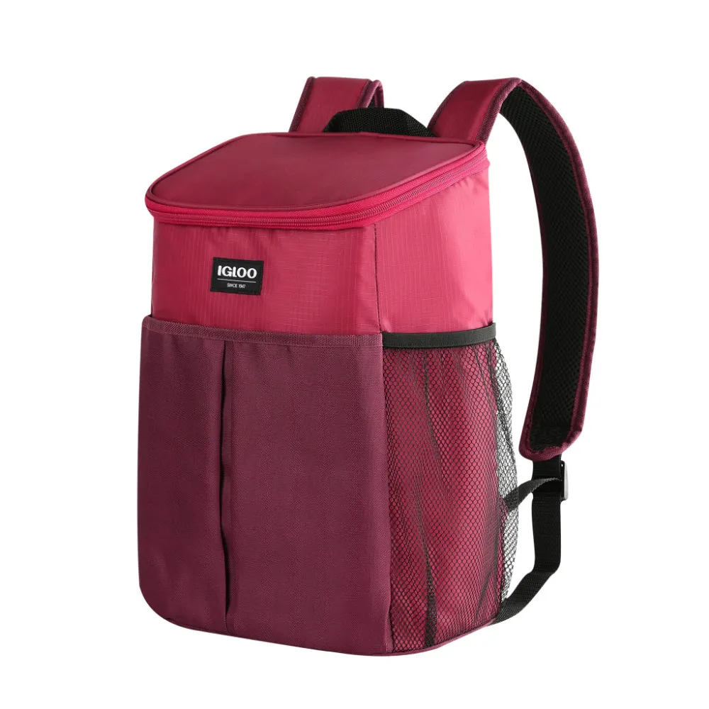 00066408-Igloo- Essentials 18 Can Backpack  - Scooter.zinfandal