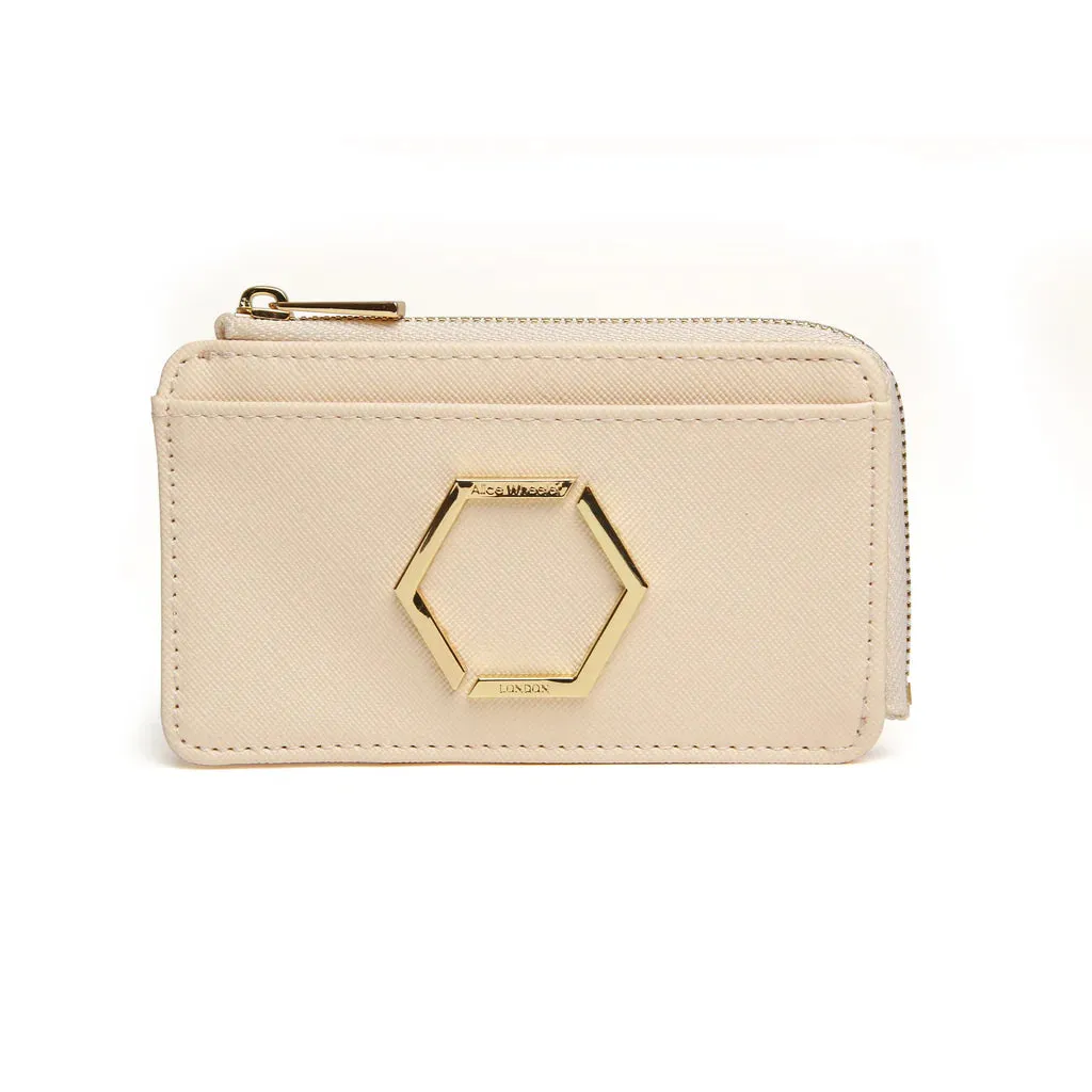 Alice Wheeler Honeycomb Bath Purse - Cream