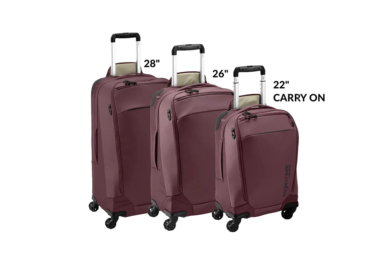 Eagle Creek Tarmac XE 4-Wheel 65L 24" Checked Suitcase