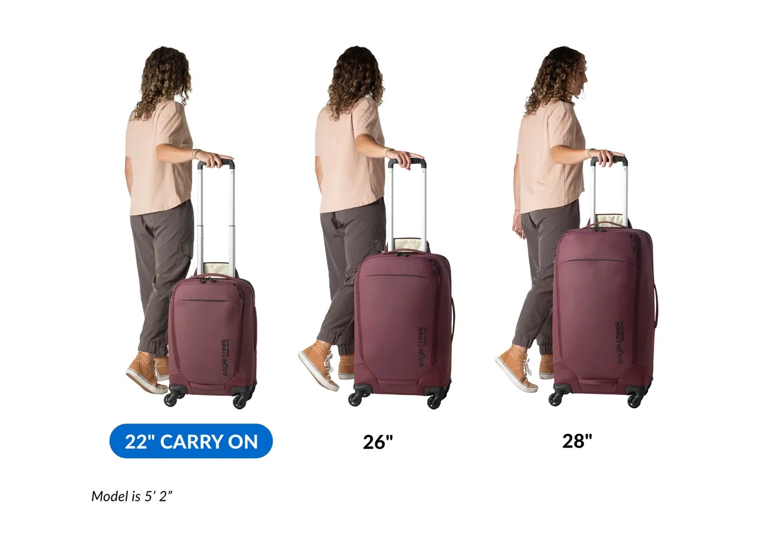 Eagle Creek Tarmac XE 4-Wheel 65L 24" Checked Suitcase
