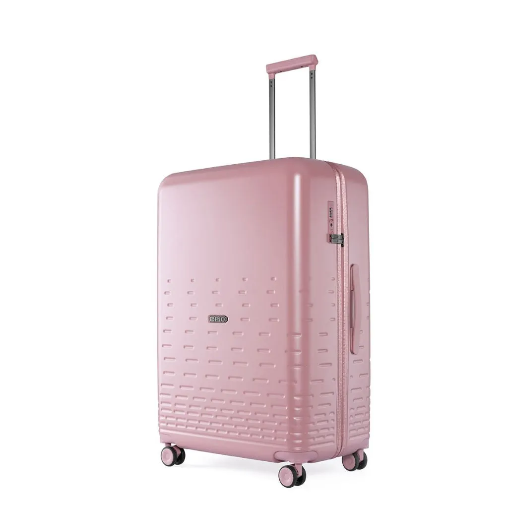 Epic Spin 75cm Large Lightweight Suitcase - Pink