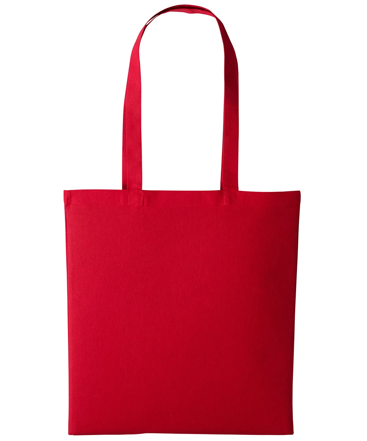Fire Red (Red) - Cotton shopper long handle
