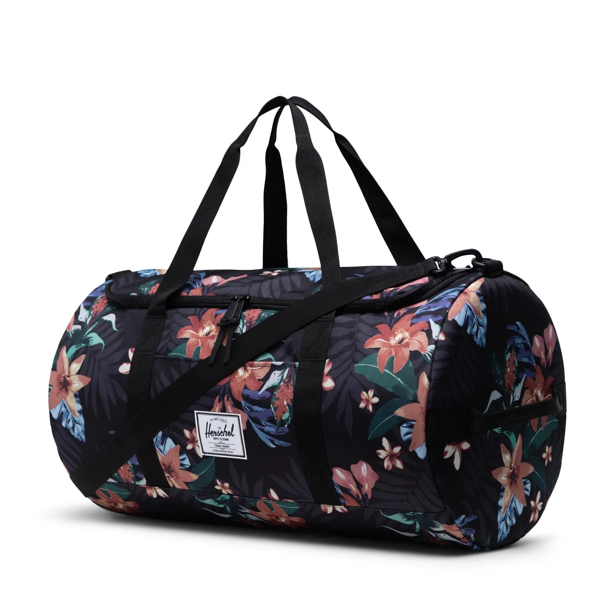 Herschel Sutton duffle, Summer Floral Black