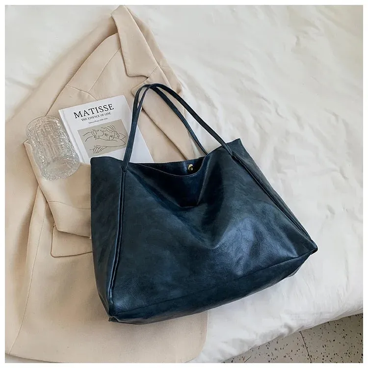 Luxe Haven Satchel - Stylish Vegan Handbag