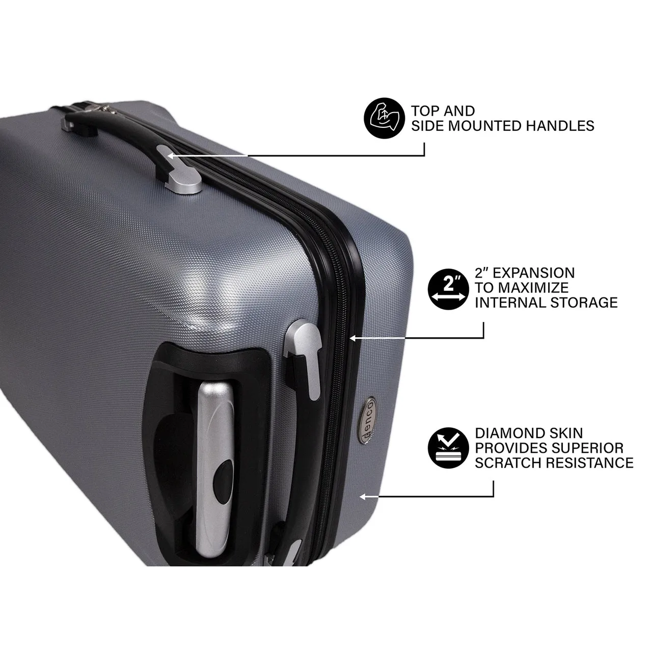 South Dakota Coyotes Deluxe 2-Piece Backpack and Carry-on Set