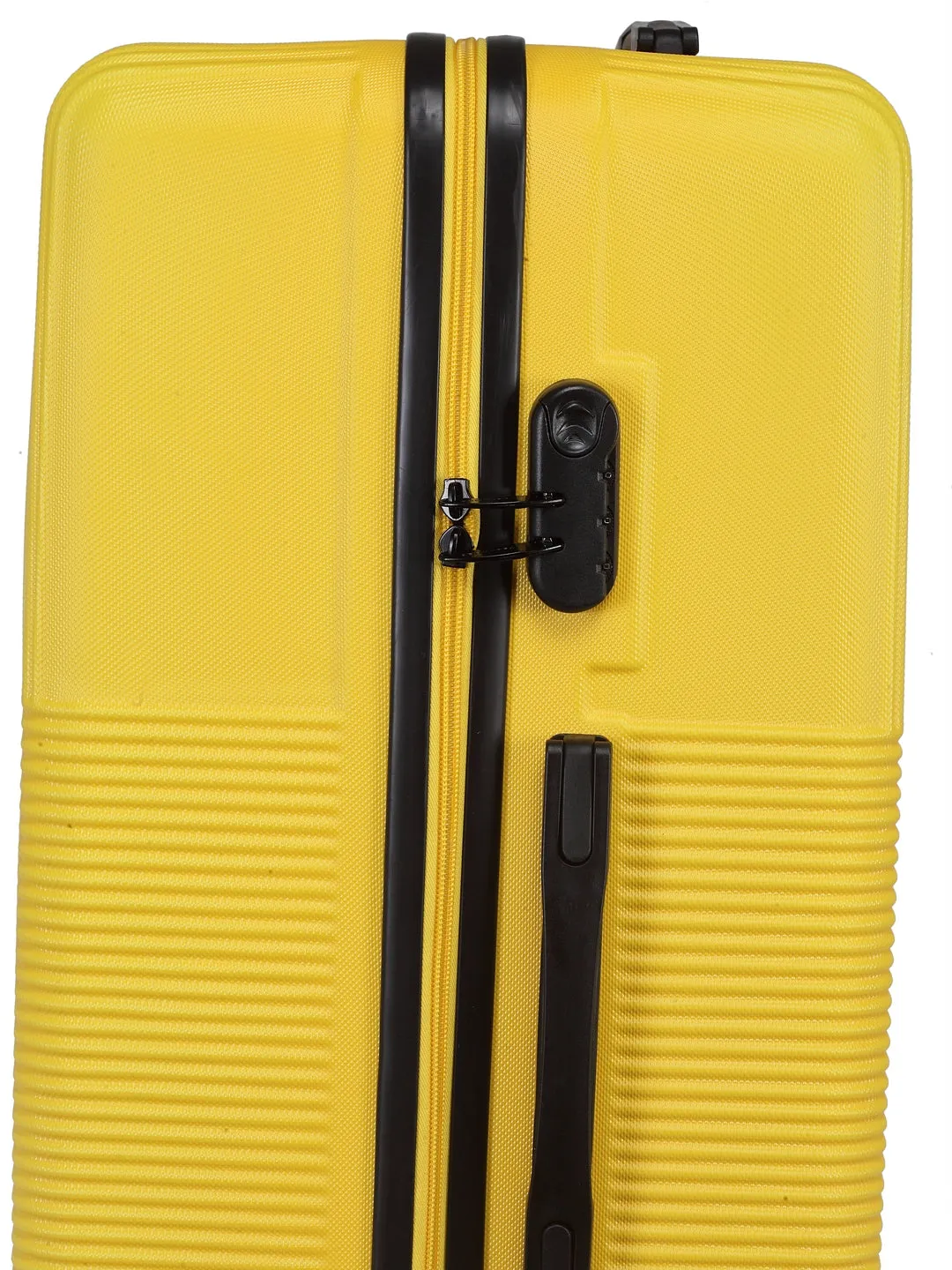Teakwood Unisex Yellow Trolley Bag - Small