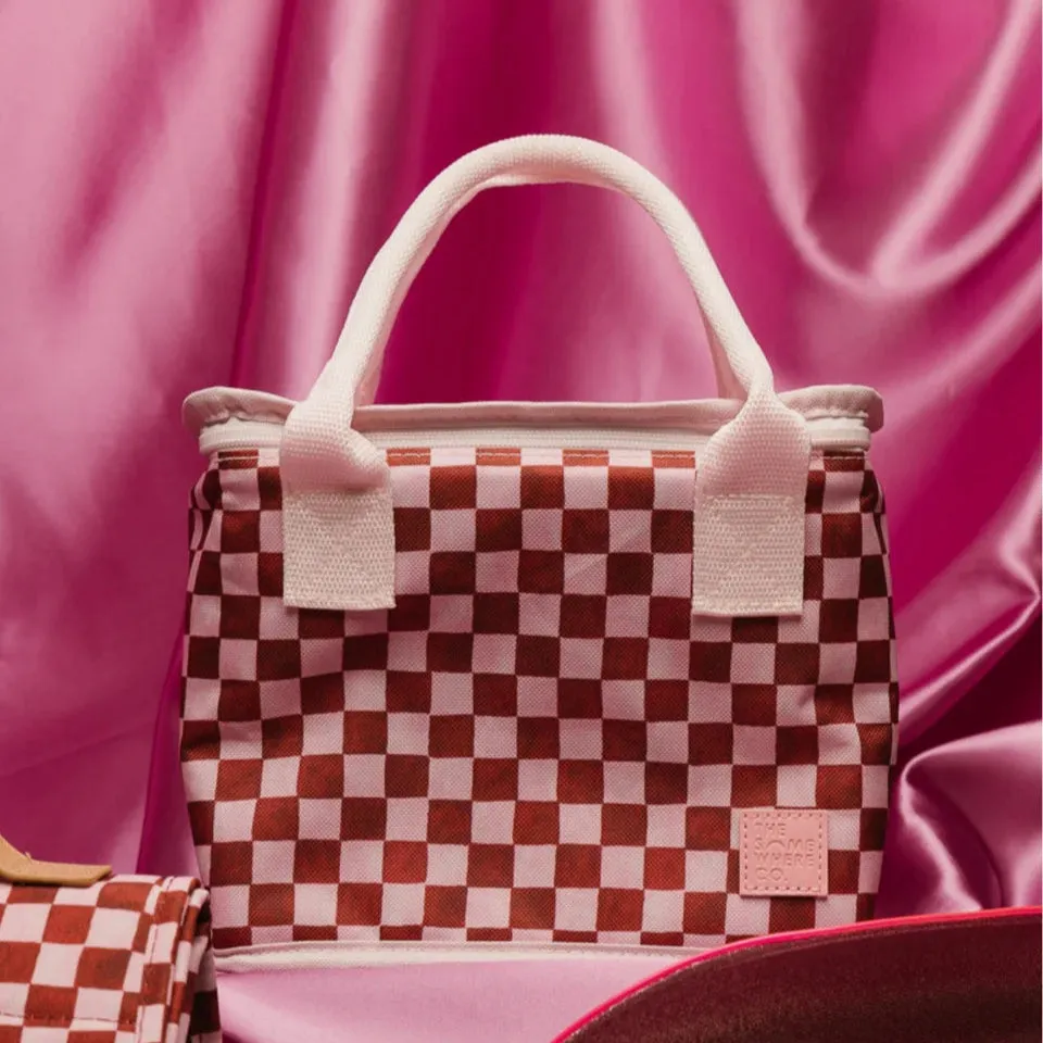 THE SOMEWHERE CO CRIMSON HAZE LUNCH BAG