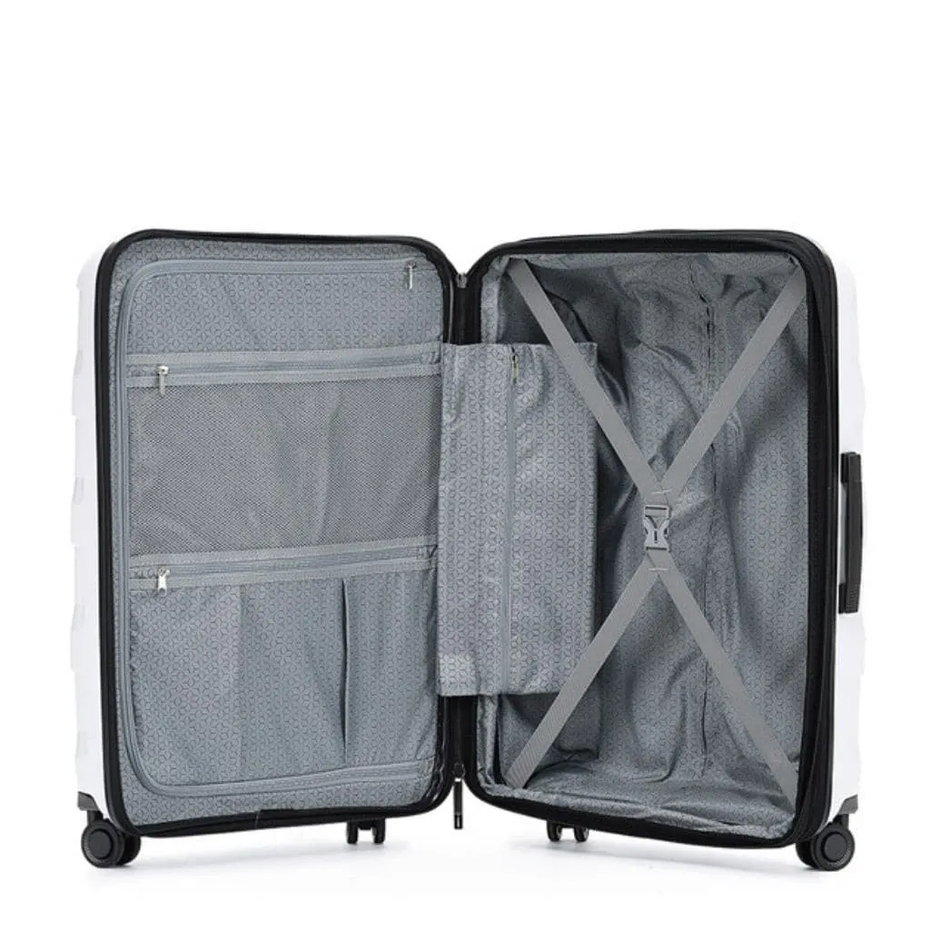 Tosca Comet Large 75cm Hardsided Expander Luggage - White