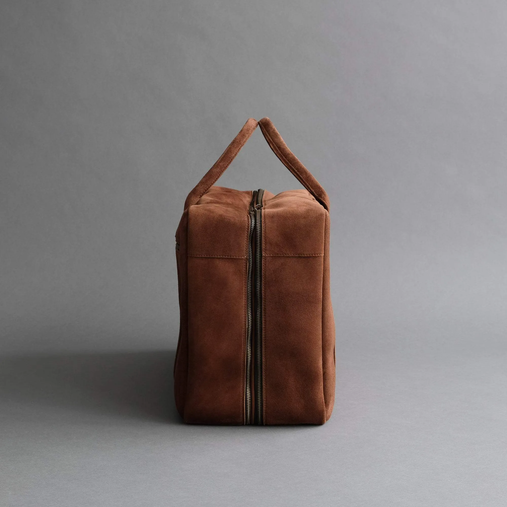 Weekender Martin From Chocolate Brown Goatskin Suede